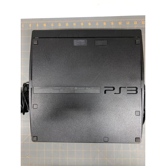 Sony Playstation 3 PS3 slim Console CECH-2001B with one controller & Power Cord - Picture 9 of 12